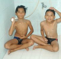 Cute Preteen Asian Boys - Duo Shower