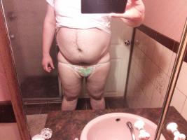 Big guy in small diapers