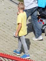 Blond Boy in Yellow Shirt