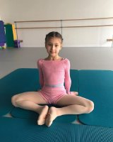 Little Gymnast in Pantyhose
