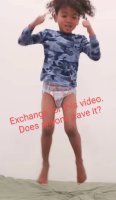 4 and 5 year old boys in diapers (exchange)