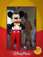 Boys in diapers with Mickey Mouse