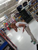 Cute Walmart worker