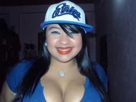 Latina with huge Boobs