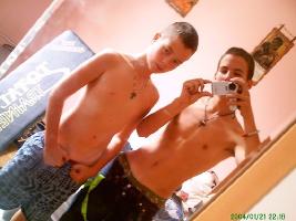 Hot, shirtless teenage boys