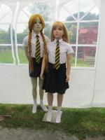 Alice and Danielle, ready for the New Term