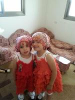 Little sweet twin sisters