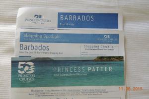 Cruise visits to St Kitts and Barbados in 2015