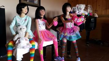 Three Adorable Dolls. Kawaii!
