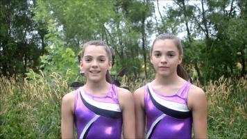 Megan and Ciera - Gymnastics 1