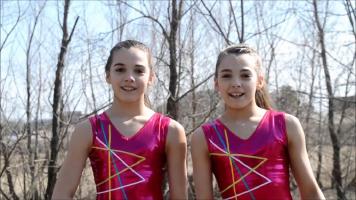 Megan and Ciera - Gymnastics 2