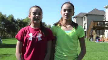Megan and Ciera - Twin Gymnastics 03