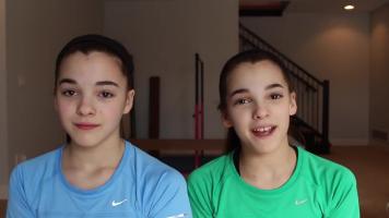 Megan and Ciera - Twin Gymnastics 12