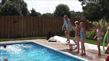 Girl Scout Pool Party
