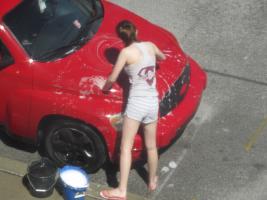 Teen Neighbor car wash