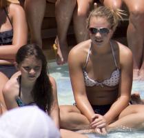 Cruise Liner Girls Teens in Bikinis