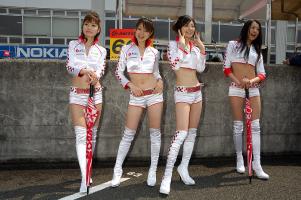 2007 Japanese team race queen campaign girls