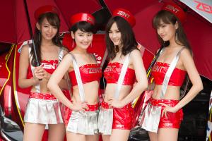 2016 Japanese team race queen campaign girls