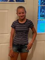 Becca starting Middle school!