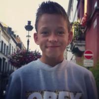 My friend Oskar (13 yo smiling boy)