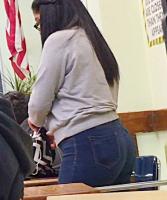 Vanessa Latina 14yo thick ass in jeans in classroom high school