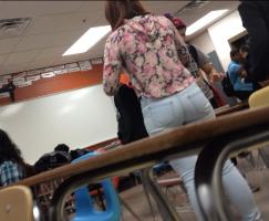 15yo cecilia latina in class with tight pants