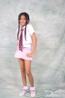Asian Filipino schoolgirl