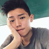 Hot and cute Asian boy model
