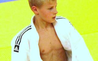 Closer: strong judo youth
