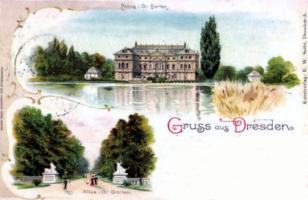 historical postcards from the capital of Saxony: Dresden