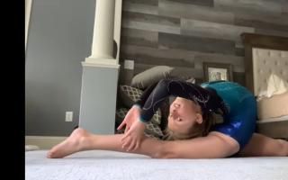 Gymnastics At Home Girl