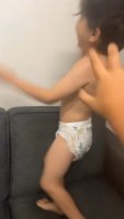 4 year old boy in diapers