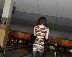 bowling and tights