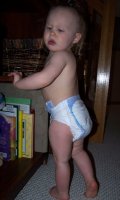 toddler girls in nappies/diapers 3