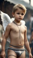 Boy little angel 2