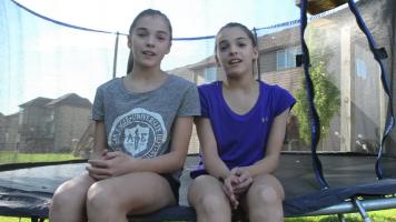 Megan and Ciera - Twin Gymnastics 05
