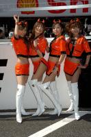 2007 Japanese "Dechau Girls Race Queens" in devil outfits