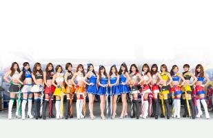 Air Show Japanese race queen girls